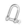 PATIKIL Screw Pin Shackle M8 5/16" 882lbs, 316 Stainless Steel