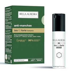 BELLA AURORA - Bio10 Forte Botanic 30ml Intensive Detigmentation Treatment Anti-Blemish Serum All Skin Types Luminosity Unifies Tone B-CORE221 Technology and Natural Extracts