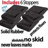 iPrimio Newest Solid Rubber Caster Cups - Bed & Furniture