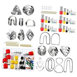 Operitacx 1 Set Ohrringschneider Kreisschneider Ton Epoxidharz Schmuckherstellungswerkzeug Ohrringherstellungswerkzeug Ohrring DIY Werkzeug Edelstahl