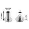 Cionyce 50 Sets M5 x 10mm Chicago Screw Posts Binding