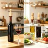 Natural Wood Wine Stoppers Set of 3 – Handcrafted Solid