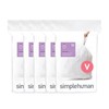simplehuman Code V 100 Count, Dispenser Pack Custom Fit Liners,
