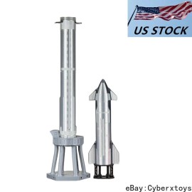 1:200 NASA SpaceX Starship with Super Heavy Booster Rocket Model