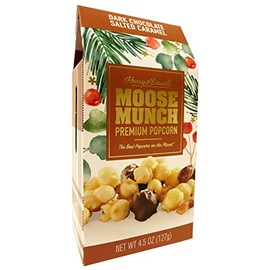 Moose Munch Premium Dark Chocolate Salted Caramel Popcorn Box