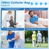 Dedsio 750ML Urinary Leg Bag Catheter Leg Bags for Men