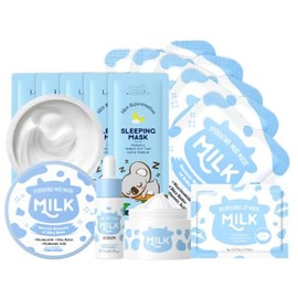 14PCS Gifts for girl Milk Skincare Set -Skin Care Sets & Kits
