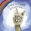 ALEX CLARK Birthday Wishes Alpaca Card