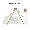SUJIAMEI Incense Detachable Brass Pyramid Stand with Cotton Grid Cloth｜Crystal