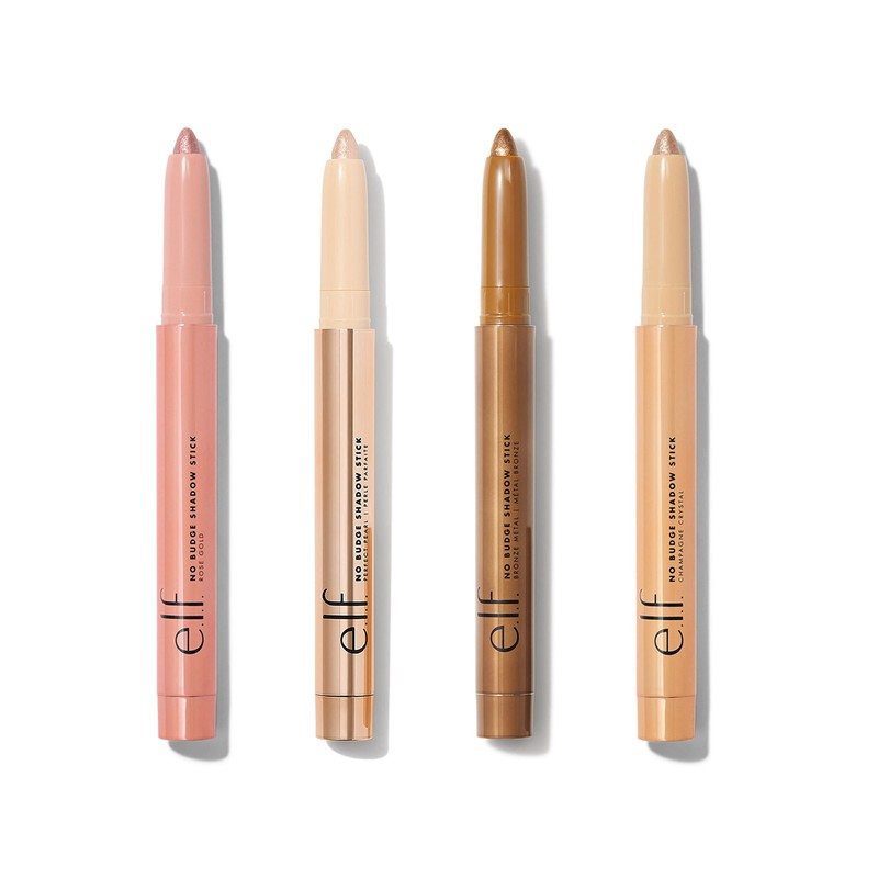 e.l.f. No Budge Shadow Stick, Longwear, Smudge-Proof Metallic Eyeshadow, Perfect
