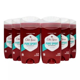 Old Spice High Endurance Deodorant for Men, Pure Sport - 3 Oz. x 6 Pack