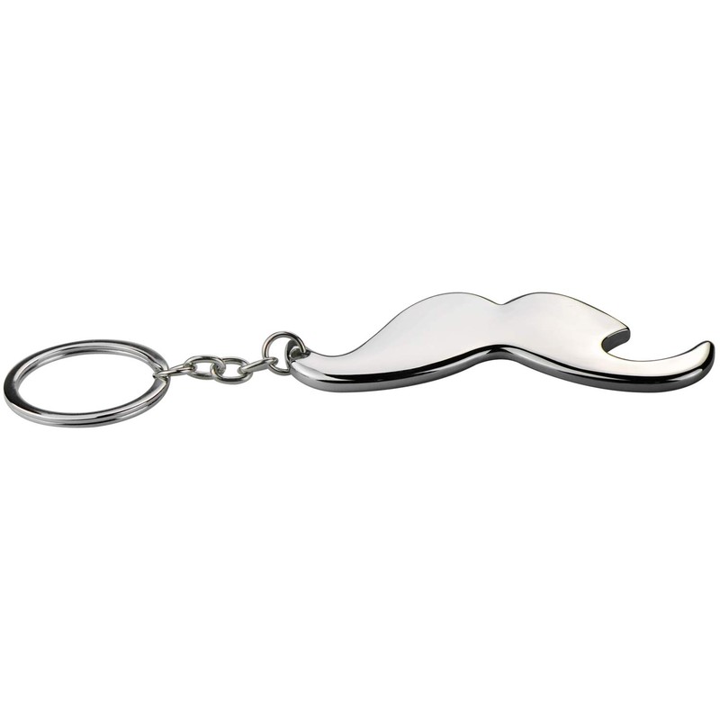 com-four® 4 x key rings with bottle opener, key ring