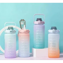 Bonachan Botella De Agua Cilindro 2l Motivacional Libre De Bpa