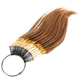 Healvian 30pcs Human Hair Bulk Hair Test Strands Kit Cosmetology Supplies Samples