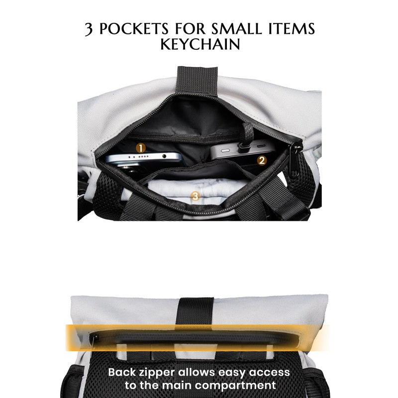 Caracaleap Compact and Versatile 2-in-1 Handlebar Bag Bicycle, Waterproof Bicycle