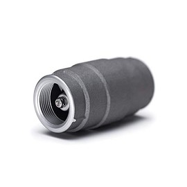 Strataflo 2" NPT Check Valve Aluminum, 1 psi Cracking Pressure, 400 psi, Spring-Loaded, Inline Check Valve, NSF 372 Certified, 5300-200