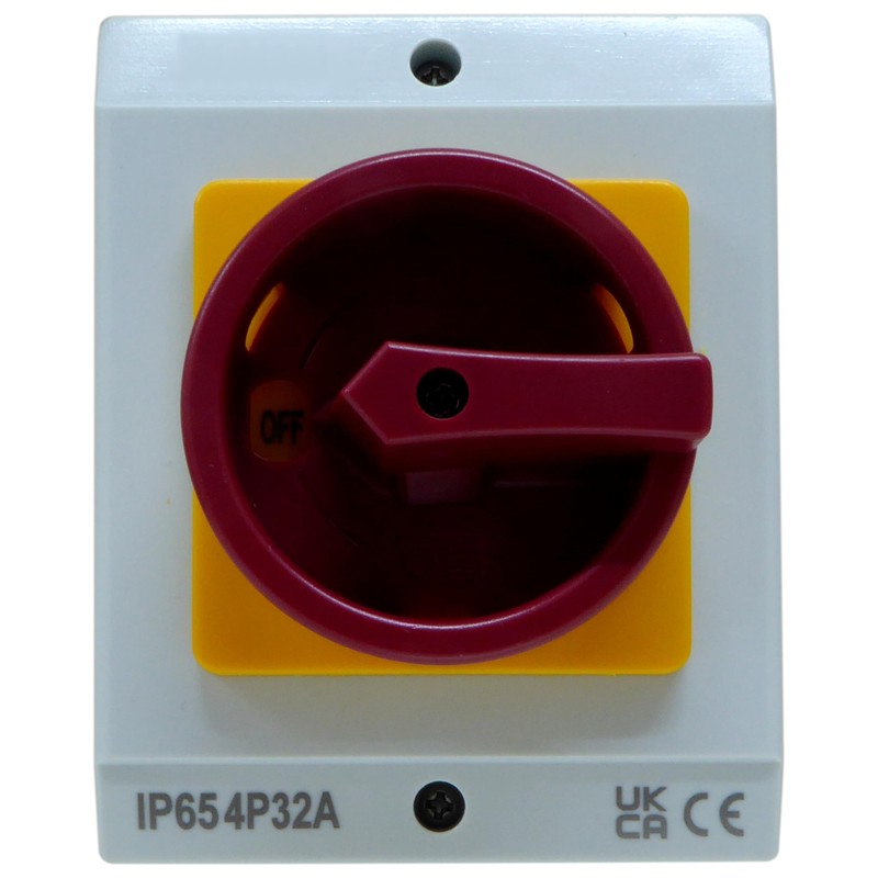 32 Amp Rotary Isolator Switch Disconnector 4 Pole or 3