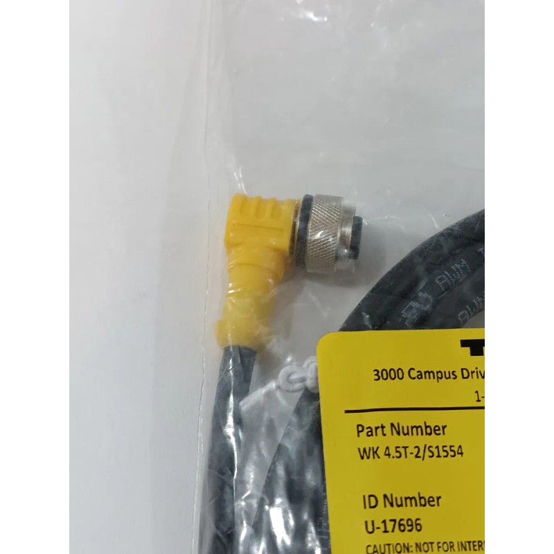 Turck Wk4.5t-2/s1554 Cable Para Sensores M12 Hembra 5 Pines (Usado)