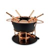 Swissmar 11-Piece Meat Fondue Set (Black/Copper)