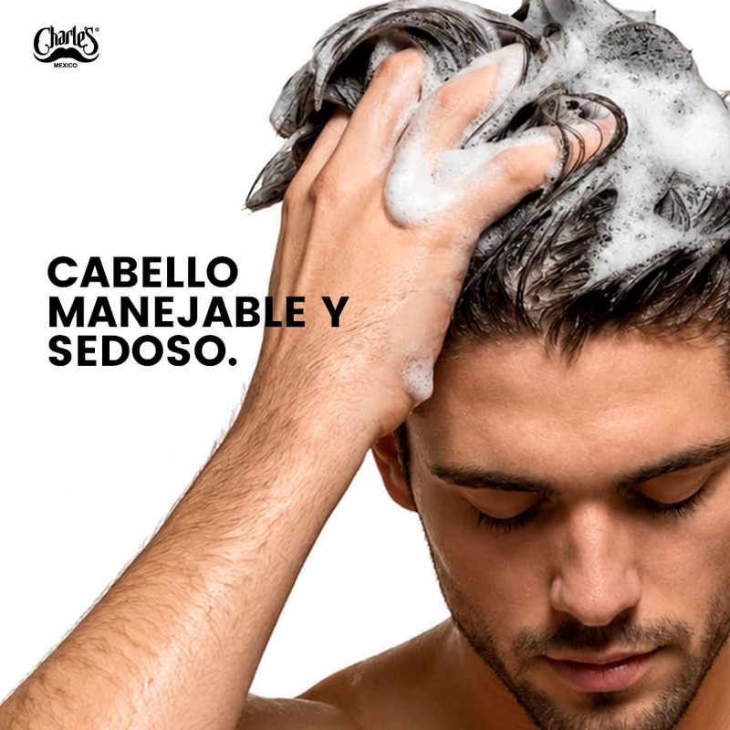 Charle's Shampoo Anticaída Fortificador - Sin Sales y Parabenos -