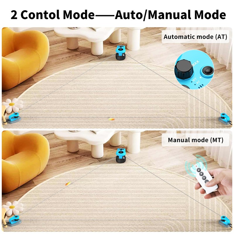 Cat Toys for Indoor Cats, Interactive Cat Toy Chasing Running