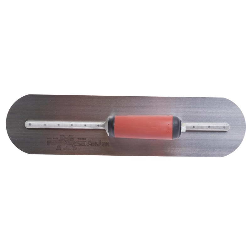 MARSHALLTOWN Fully Rounded Concrete Finishing Trowel, High Carbon Steel Blade,