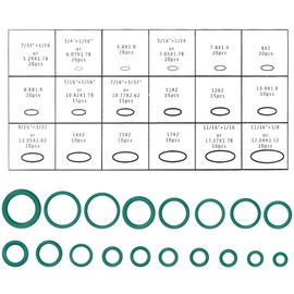 Dokpav 270 PCS Rubber O-Ring Assortment Kit, Hydraulic Plumbing Gasket Paintball Seal Kit, Insulation Gasket for Professional Plumbing,Faucet, Automotive, Mechanic,Repairs,Air or Gas Connections