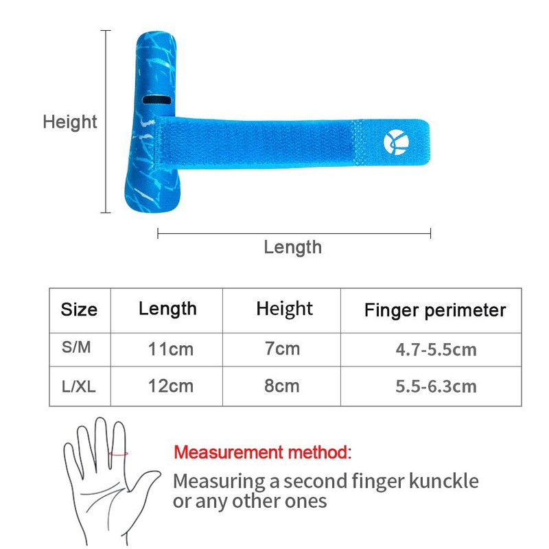 Kuangmi Finger Sleeve Support Protector and prevents Injuries During Sport,