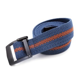 SwingPlus Gevalt GEVAERT Belt, Quick Release Buckle, Center Line, Casual, Unisex, Made in Japan, One Size Fits Most, navy