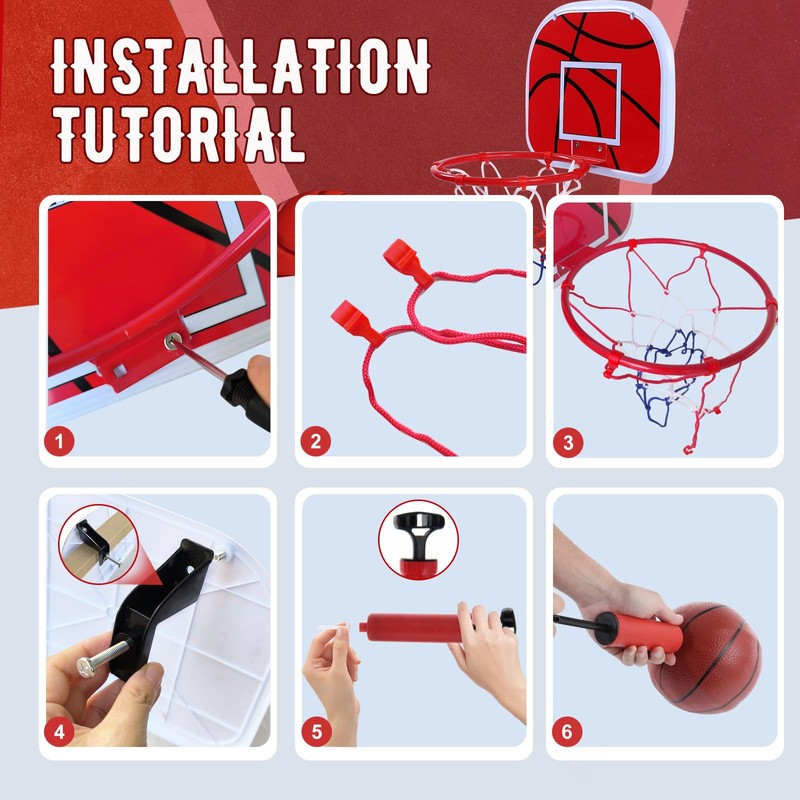 OAKENCREST Mini Basketballkorb Indoor füRs Zimme