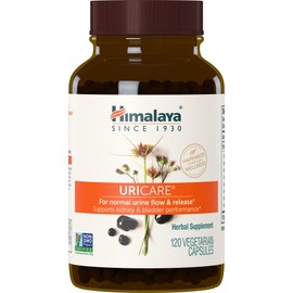 Himalaya UriCare for Kidney and Bladder Performance, 120 Capsules,840 mg, 1 Month Supply