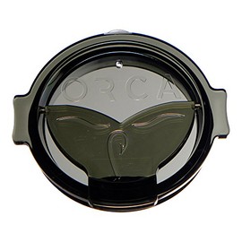 ORCA Whale Tail Flip Flop Chaser Cup Lid, Black