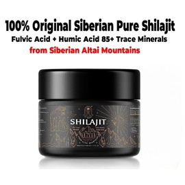 Altay Mummiyo Shilajit 100% Pure Siberian Altai Gold Grade + Fulvic Acid & 85+ Trace Minerals