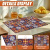 Talavera Mexican Tiles Dish Drying Mat for Kitchen Counter Microfiber