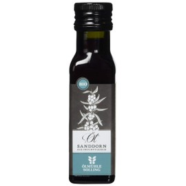 Ölmühle Solling Sea Buckthorn Oil from Pulp Sea Buckthorn Fruit Meat Oil Native Cold Pressed - 100 ml Organic