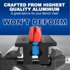 BRIFITOR 4 Inch Vise Jaws Pads, Aluminum AN Fitting Vise