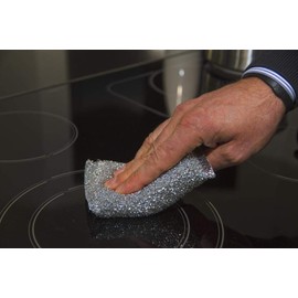 Homiez - Luxury Lurex Sponge Scouring Pad - 13 x 8 x 2.5cm - Made in Germany - Quantity: 3