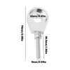 Pack of 2 Silver Motorcycle Chain Tensioners Compatible with Simson
