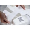 Factory Direct Thin Cotton Pads - Wet Compressed Stretchable Elongated Cotton Pads L-9401 Bag contains 222 sheets 10ea