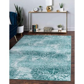Unique Loom Sofia Collection Traditional Vintage Turquoise Area Rug (6' 0 x 9' 0)