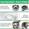 3Pcs Gaskets Rubber Seal Ring Replacement for Nutribullet 600W 900W