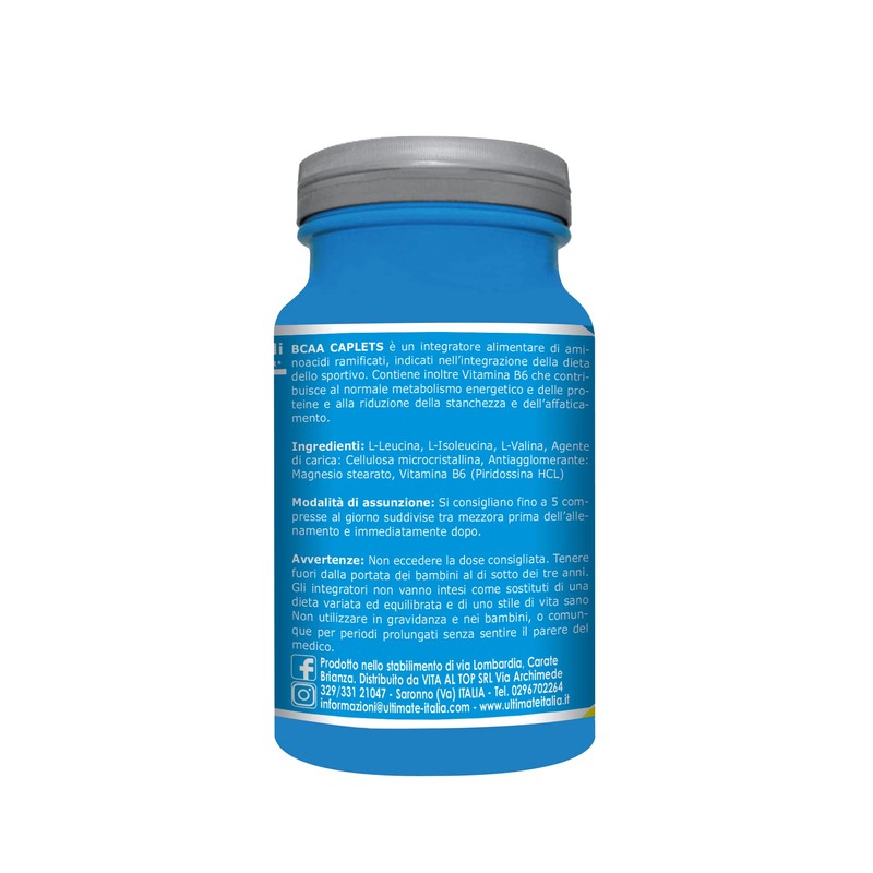 Ultimate Italia - BCAA 2:1:1-240 compresse - aminoacidi ramificati (BCAA)