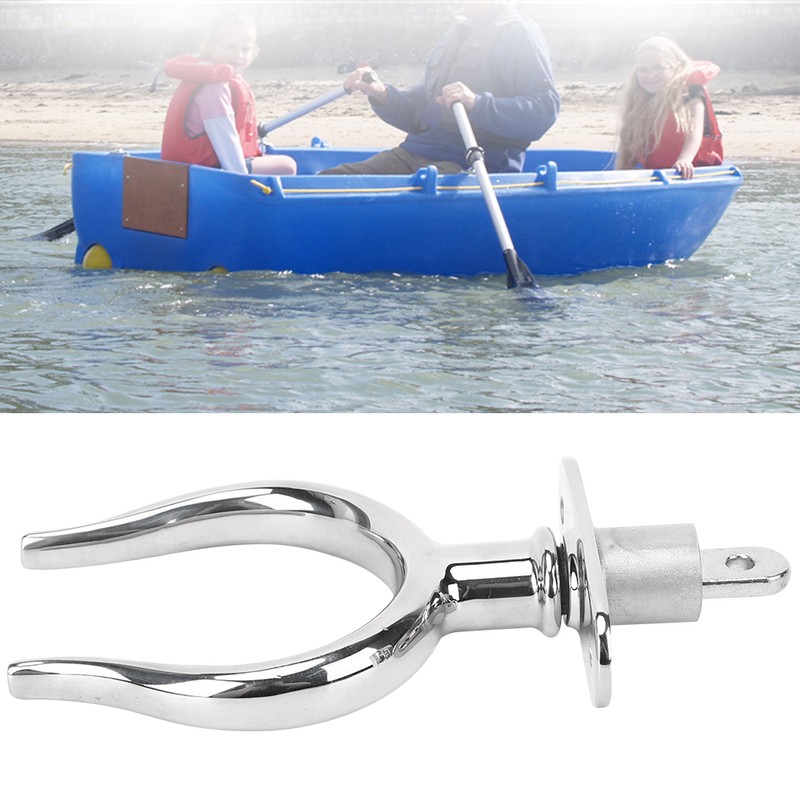 Lifeboat Rowing Boat Paddle Fork 316 Stainless Steel Fixed Rod