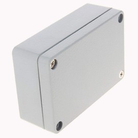 Heyiarbeit 3.86"x2.52"x1.46"(LxWxH) ABS Junction Box IP67 Electronics Universal Project Enclosure for DIY Project Electrical Equipment Gray White 1pcs