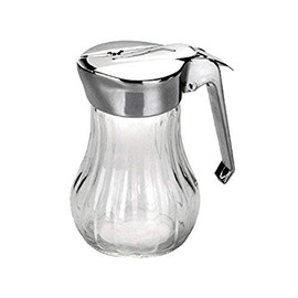 Ibili Honey Dispenser, Transparent/Silver, 8 x 8 x 15 cm