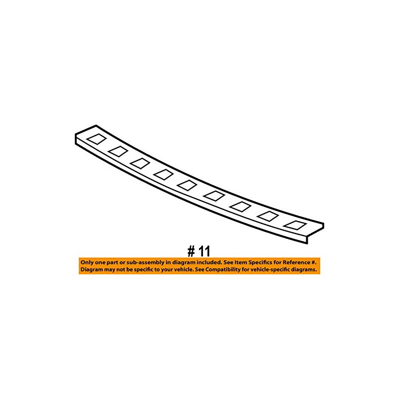 Genuine Honda 71510-SZA-A00ZA Rear Bumper Step