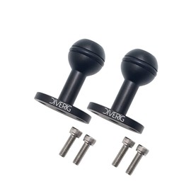 nitescuba Soporte de bandeja de mango subacuático, aleación de aluminio, doble mano, estabilizador de luz de vídeo para cámara de buceo, cualquier otra cámara con agujero de tornillo de 1/4 pulgadas