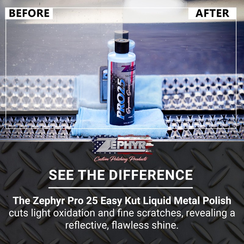 Zephyr - Pro 25 Easy Kut Liquid Metal Polish -