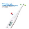 SAFIGLE 100pcs Disposable Thermometer Cover Safe Pe Material for Accurate