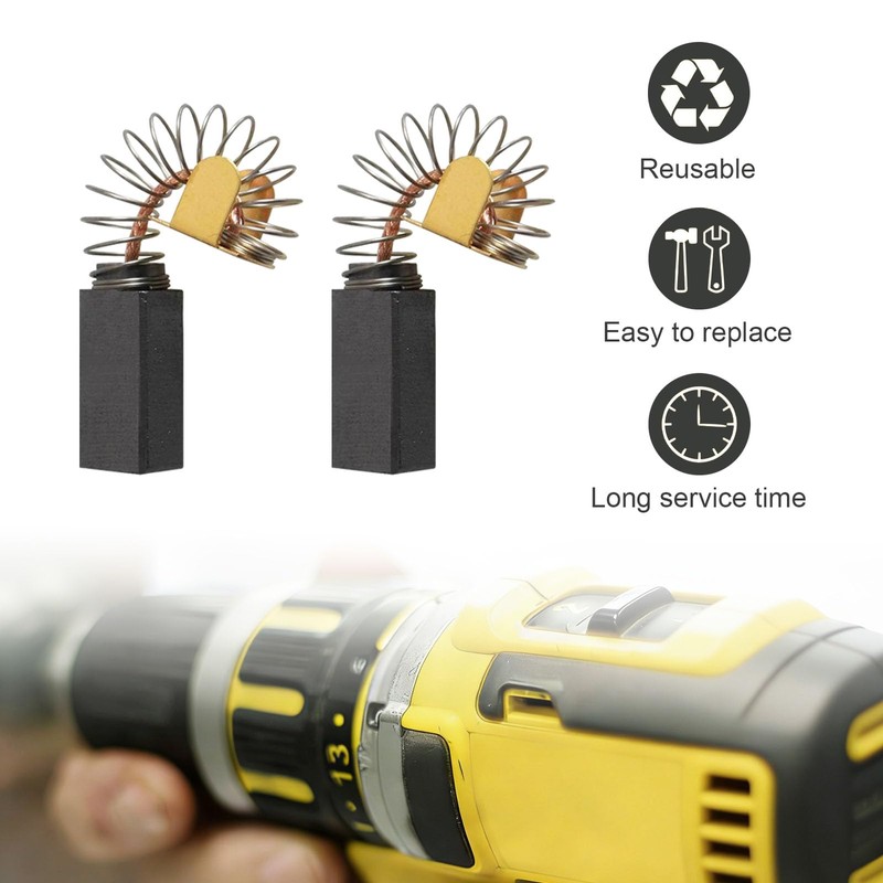 1619X08020 4 Pack Carbon Brushes, Skilsaw Brushes Replacement for Skil
